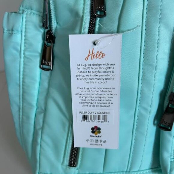 Lug Propeller 2 Overnight Bag Aquamarine Pastel Blue/Green - Picture 16 of 16